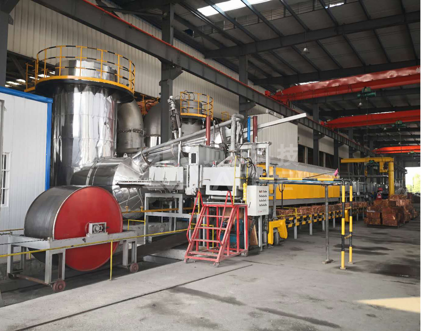 廢漆包線連續無氧熱解成套裝備