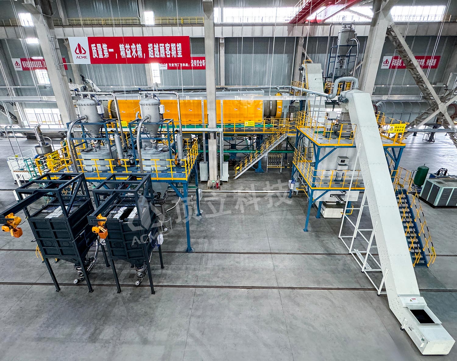 廢舊鋰電池回收處理成套設備（電池打粉線）